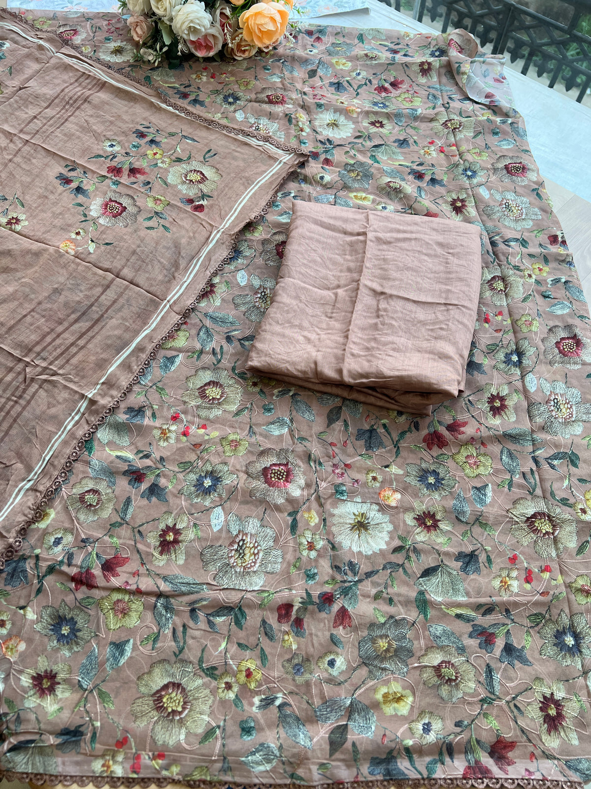 (CM014) FLORAL PRINT GEORGETTE BITS